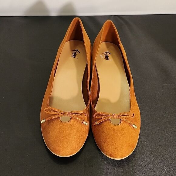 FIONI Round Toe SLIP ON BOWS COMFORT WORKING SHOES R3 - Picture 2 of 16